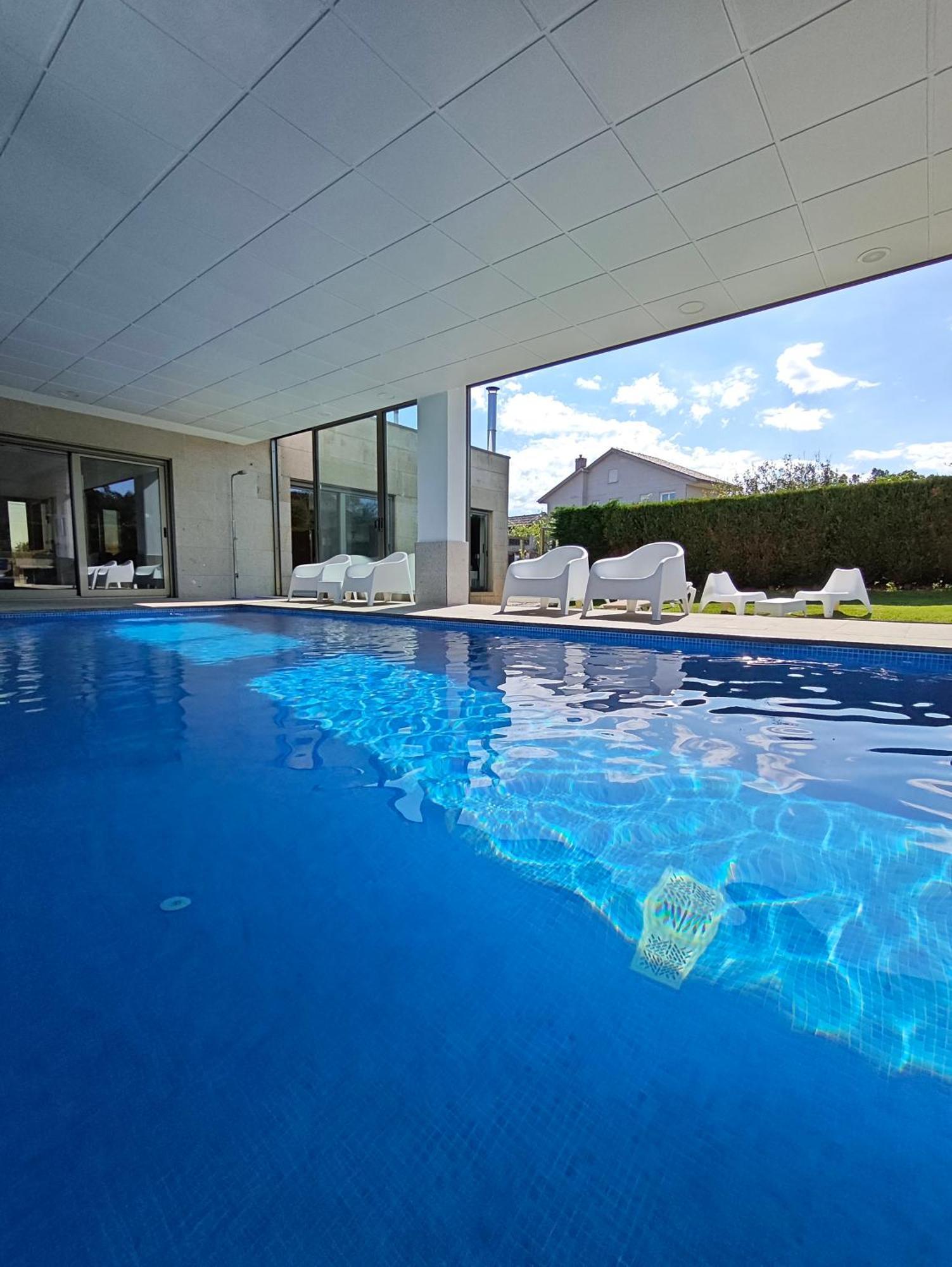 Sanxenxo Casa Rial 47 Con Piscina Climatizada Villa Eksteriør bilde